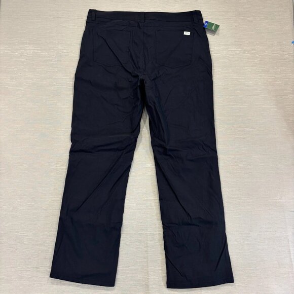 Orvis Fleece Lined Tech Pants Mens 36 x 32 Black Water Repellent Insulated - Picture 3 of 15